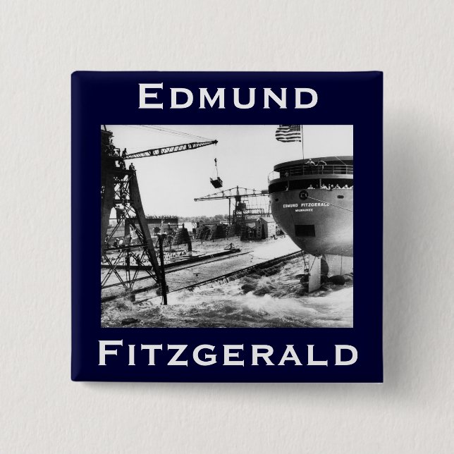 Chapa Cuadrada The Edmund Fitzgerald (Anverso)