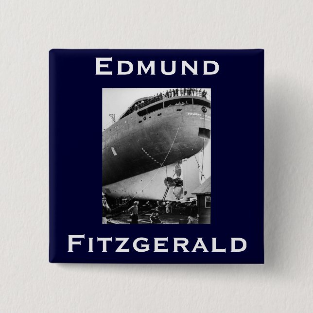 Chapa Cuadrada The Edmund Fitzgerald (Anverso)