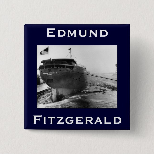 Chapa Cuadrada The Edmund Fitzgerald (Anverso)