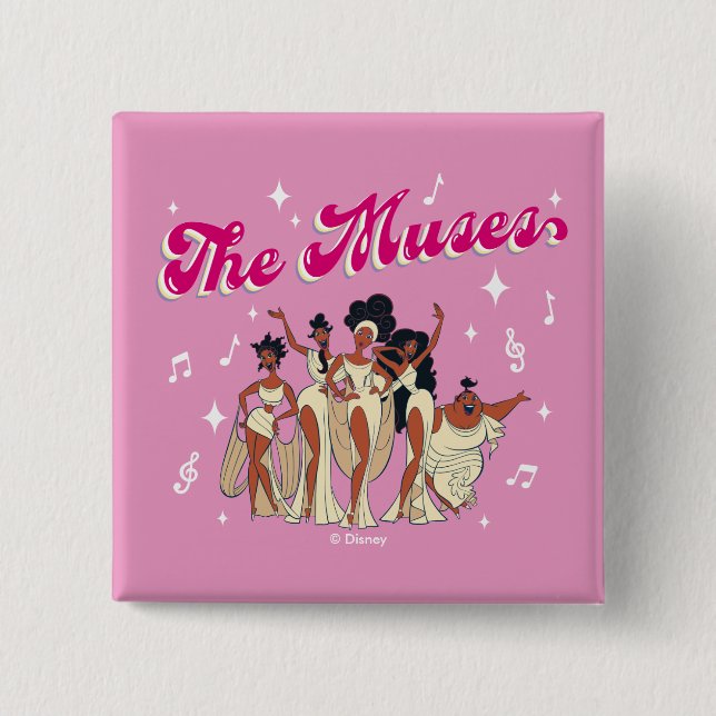 Chapa Cuadrada The Muses Button (Anverso)