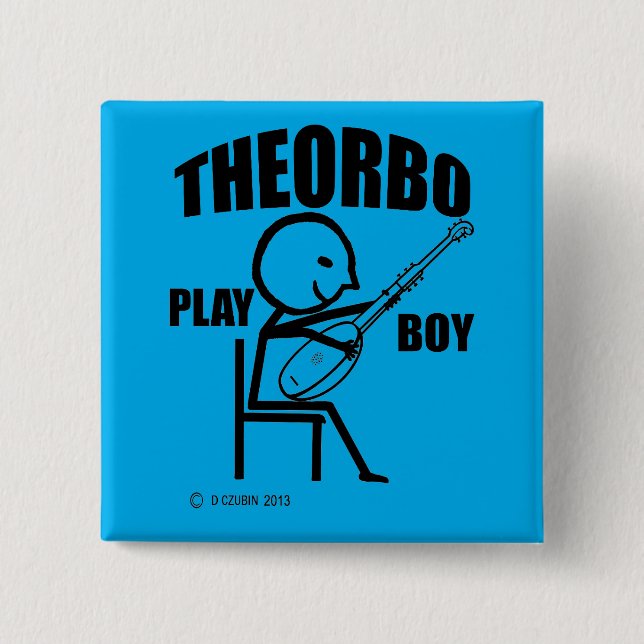 Chapa Cuadrada Theorbo Play Boy (Anverso)
