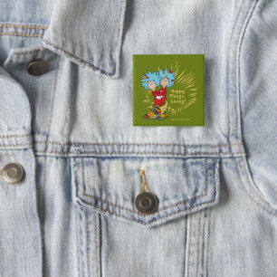 Chapa Cuadrada Thing One Thing Two ¡Cosas de Acción de Gracias!