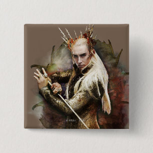 Chapa Cuadrada Thranduil con la espada