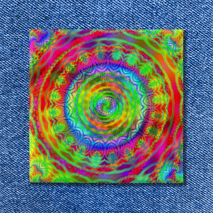 Chapa Cuadrada Tiedye Objetivo