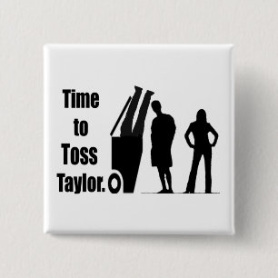 Chapa Cuadrada Tiempo de Toss Taylor