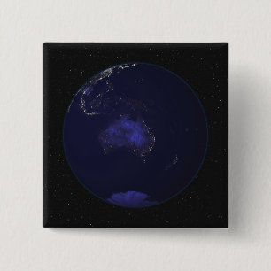 Chapa Cuadrada Tierra llena en la noche que muestra las luces 2