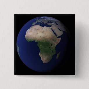 Chapa Cuadrada Tierra llena que muestra África, Europa, y el Ea