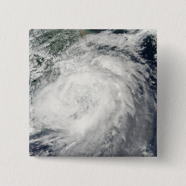 Chapa Cuadrada Tifón Morakot sobre China (Anverso)