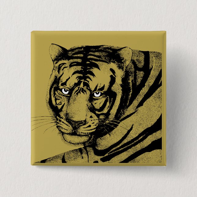CHAPA CUADRADA TIGRE (Anverso)