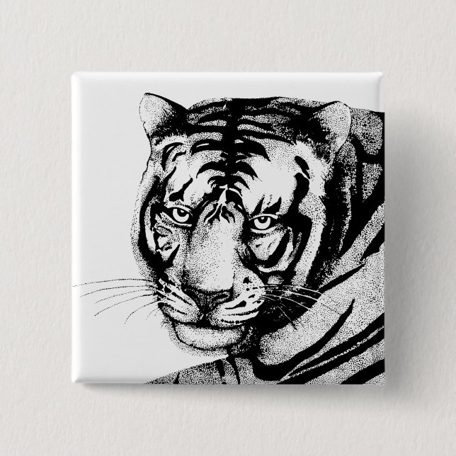 CHAPA CUADRADA TIGRE (Anverso)