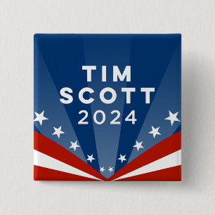 Chapa Cuadrada Tim Scott 2024