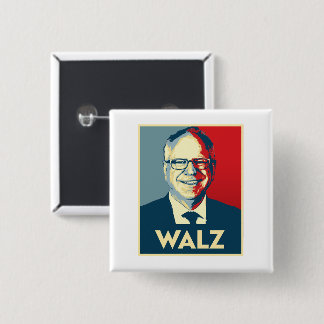 Chapa Cuadrada Tim Walz
