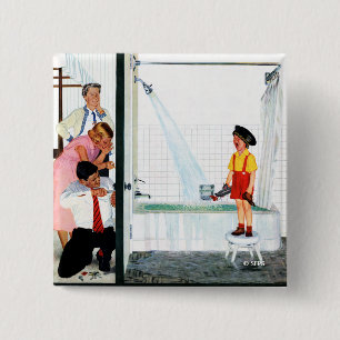 Chapa Cuadrada Tina que desborda