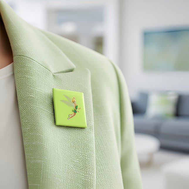 Chapa Cuadrada Tinker Bell Button (Subido por el creador)