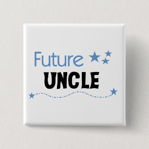 Chapa Cuadrada Tío futuro T-shirts y regalos