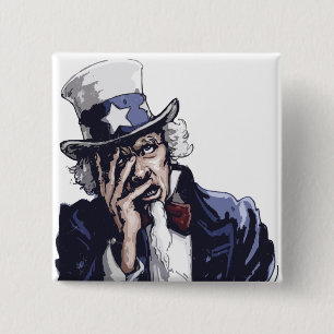 Chapa Cuadrada Tío Sam Facepalm