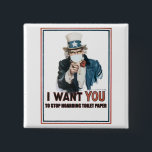 Chapa Cuadrada Tío Sam "Te quiero" a......<br><div class="desc">¡El ícono clásico americano está de vuelta para recordarnos que estamos a salvo,  que nos mantengamos sanos,  que nos lavemos las manos y que dejemos de acaparar el papel higiénico! ¡Podemos Hacer Esto! Sé un patriota y comparte con tus vecinos y conciudadanos necesitados.</div>