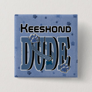 Chapa Cuadrada TIPO del Keeshond