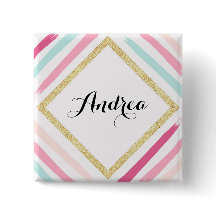 Tiras Pastel y Purpurina de Oro Personalizado