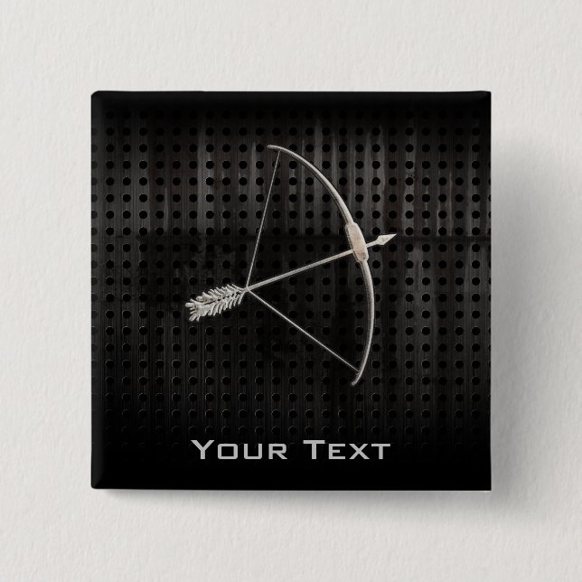 Chapa Cuadrada Tiro al arco fresco (Anverso)