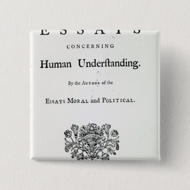 Chapa Cuadrada Titlepage de 'ensayos filosóficos (Anverso)