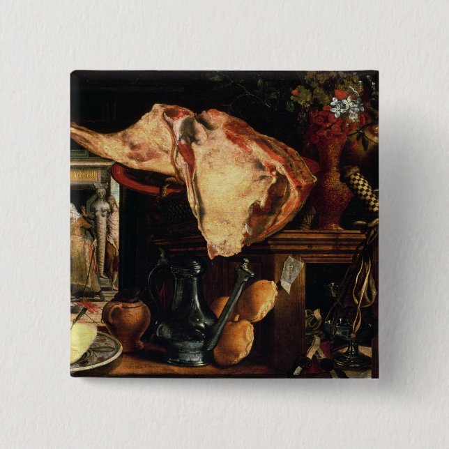 Chapa Cuadrada Todavía de Vanitas vida, 1552 (Anverso)