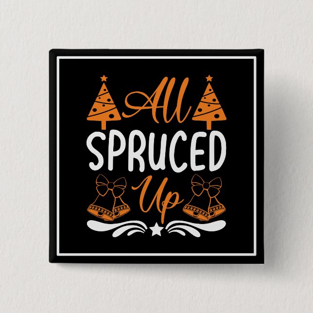 Chapa Cuadrada Todos los programas - Diseños de Navidades (Anverso)