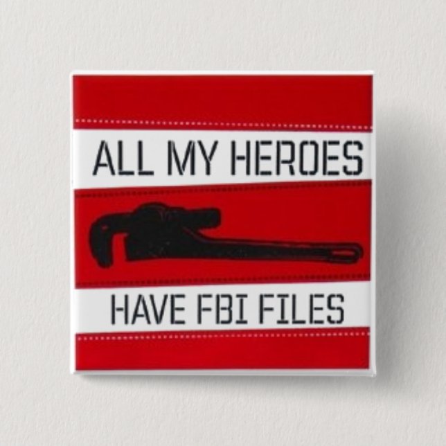 Chapa Cuadrada Todos mis héroes (Anverso)