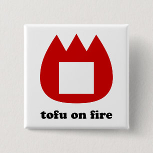 Chapa Cuadrada 📛 tofu en llamas