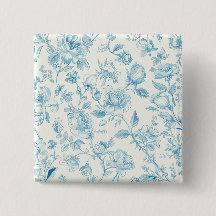 Toile de jouy Chinoiseries francesas Peonías Flora