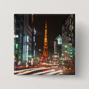 Chapa Cuadrada Tokio, Japón. La Torre de Tokio es una torre de co