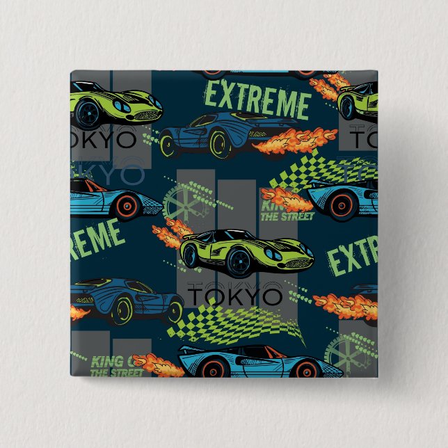 Chapa Cuadrada  Tokyo Street Racing Pattern (Anverso)