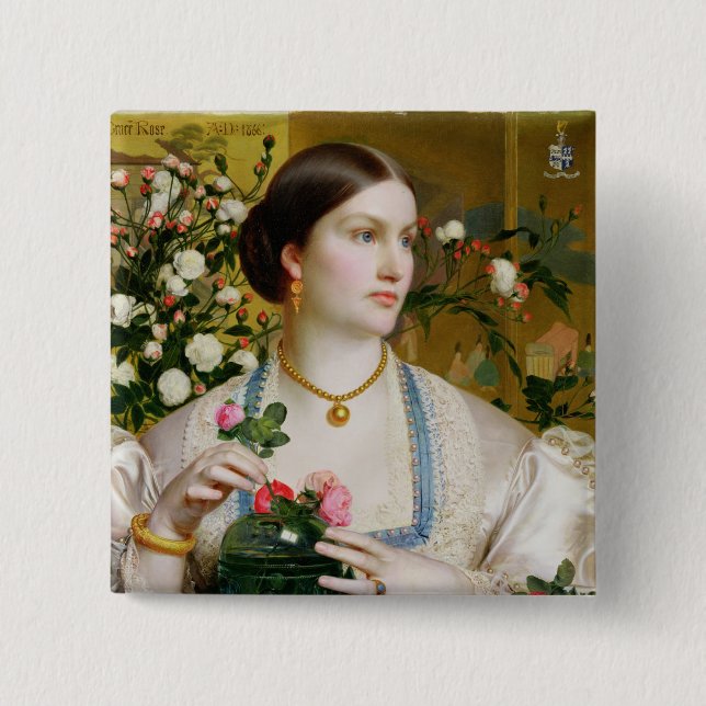 Chapa Cuadrada Tolerancia subió, 1866 (aceite en el panel) (Anverso)