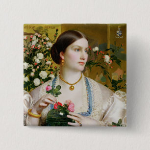 Chapa Cuadrada Tolerancia subió, 1866 (aceite en el panel)