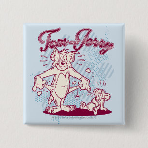 Chapa Cuadrada Tom y Jerry Broke