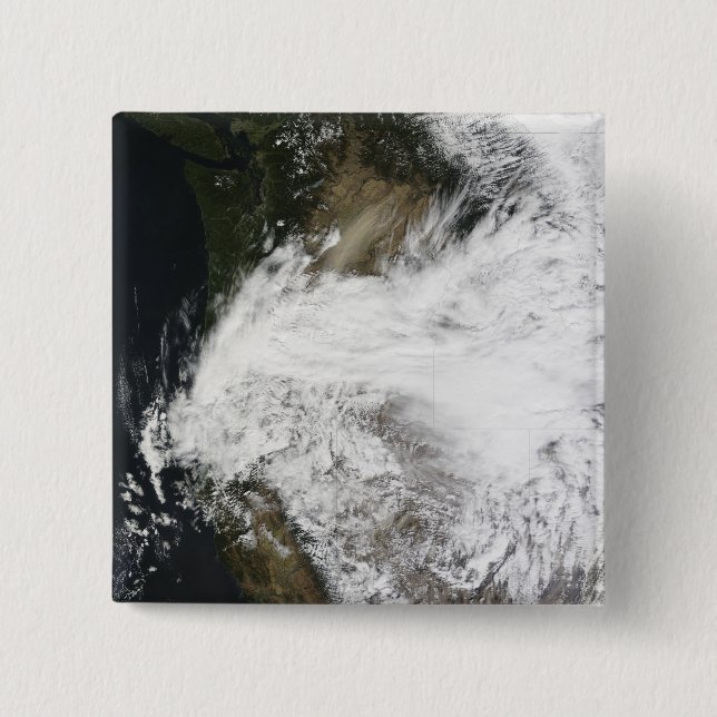 Chapa Cuadrada Tormenta de polvo en el este de Washington, EE.UU. (Anverso)