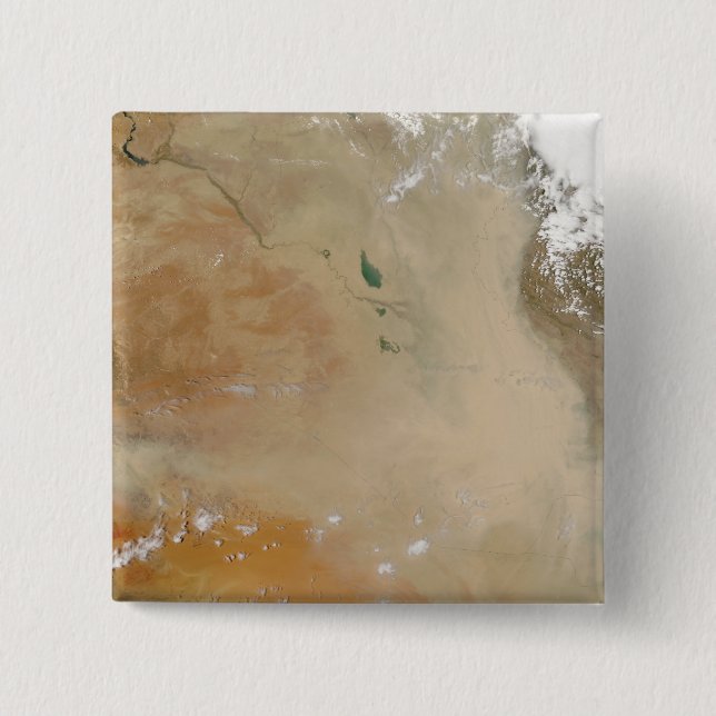 Chapa Cuadrada Tormenta de polvo en el Medio Oriente (Anverso)