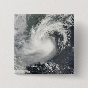 Chapa Cuadrada Tormenta tropical Parma que se acerca a China y a