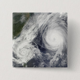 Chapa Cuadrada Tormenta tropical Parma y tifón estupendo Melor