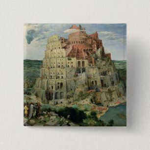 Chapa Cuadrada Torre de Babel, 1563 (aceite en panel)