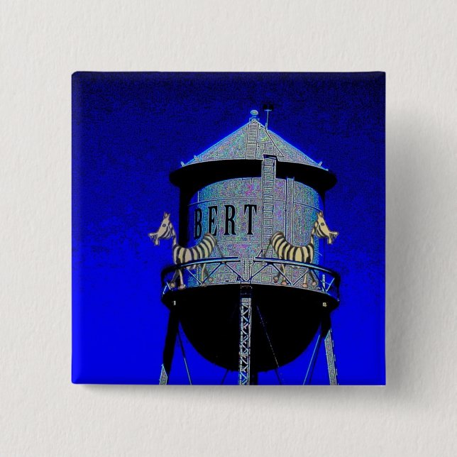 Chapa Cuadrada Torre de la cebra (Anverso)