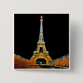 Chapa Cuadrada Torre Eiffel, París, Francia