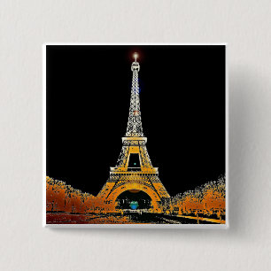 Chapa Cuadrada Torre Eiffel, París, Francia