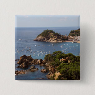 Chapa Cuadrada TOSSA DE MAR. Localidad en la Costa Brava.