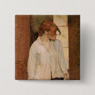 Chapa Cuadrada Toulouse-Lautrec - En Montrouge, Rosa La Rouge