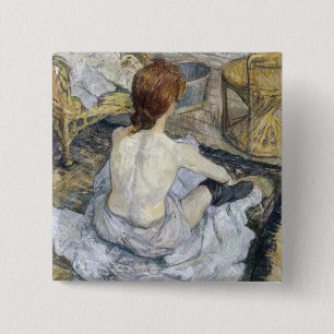 Chapa Cuadrada Toulouse-Lautrec - Rousse / El Tocador