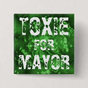 CHAPA CUADRADA TOXIE PARA EL ALCALDE