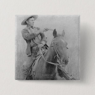 Chapa Cuadrada Train Robber Will "Dixon" Roberts