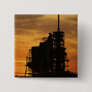 Chapa Cuadrada Transbordador espacial la Atlántida en la