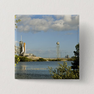 Chapa Cuadrada Transbordador espacial la Atlántida y esfuerzo